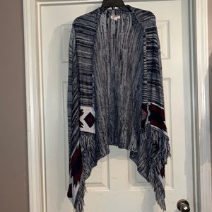 Aztec Wrap Around Sweater